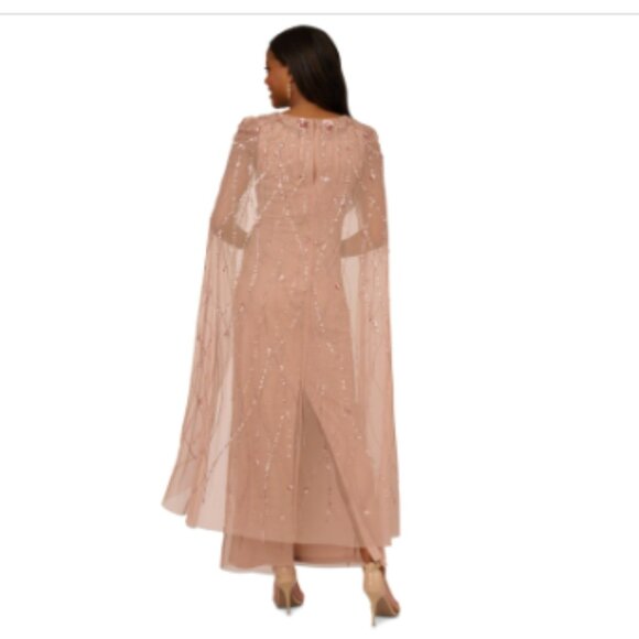 Adrianna Papell 191906600 Women's Black Long Dress - Picture 5 of 5